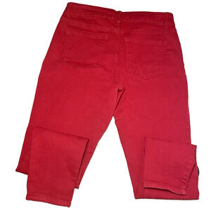 M Jeans by Maurices Size L High-Rise Super Skinny Red